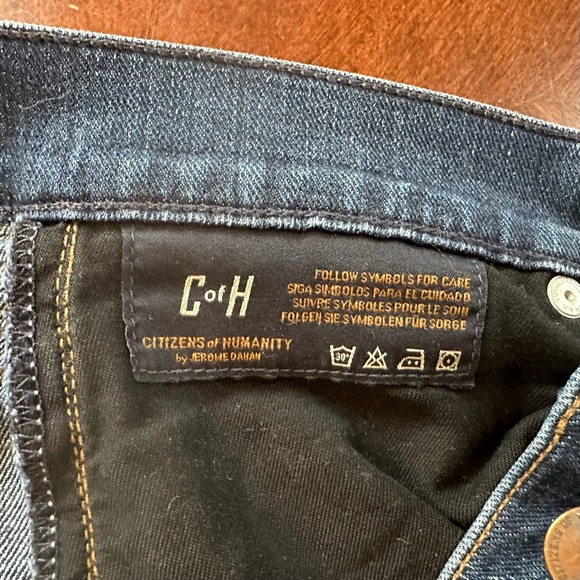 Citizens of Humanity Dylan Relaxed Boy High Rise Button Fly Denim Jeans Sz 26 - Picture 12 of 16